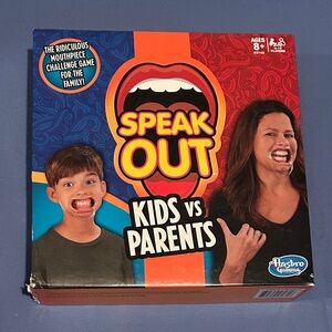 Hasbro Red and Blue Puzzle Game for Family Fun